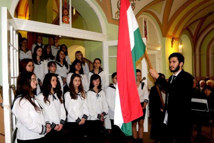 ’56-os emléknap a gimnáziumban