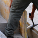 Városi Strandfürdő – Már burkolnak