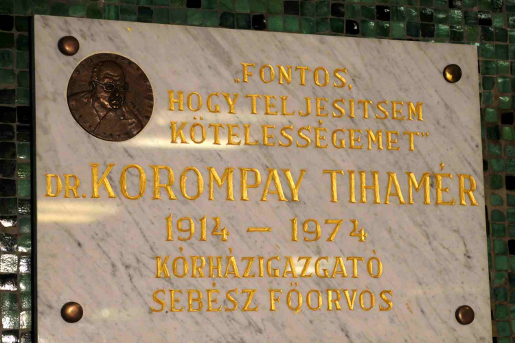 Dr. Korompay Tihamér megemlékezés