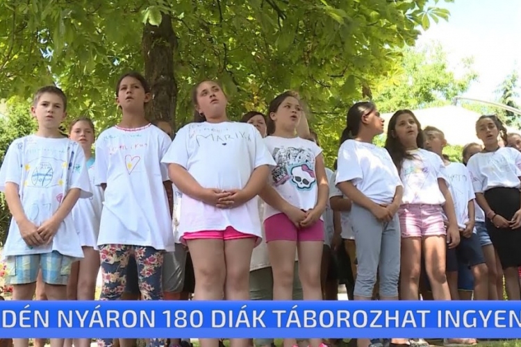 Idén nyáron 180 diák táborozhat ingyen