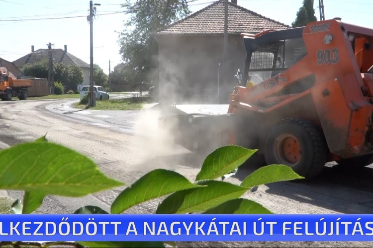 Elkezdődött a Nagykátai út felújítása