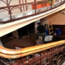 A múzeum lépcsőházának festése