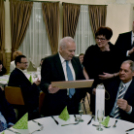 Újévi fogadás a kamarateremben 