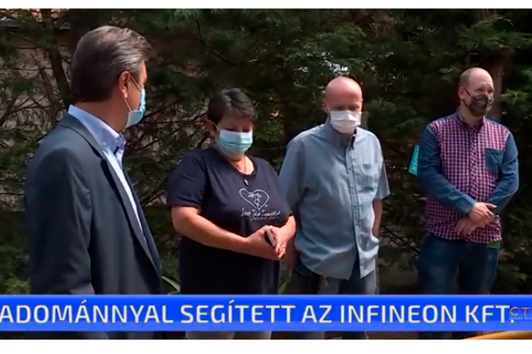Adománnyal segített az Infineon Kft.