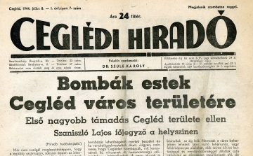 Az 1944. augusztus 29-ei ceglédi bombatámadás emléknapjára