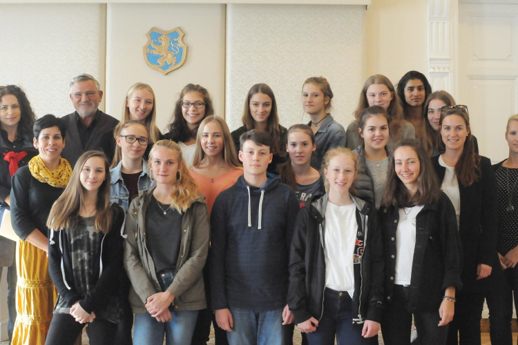 Német diákok vendégeskednek Cegléden