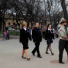 Kossuth szobor megkoszorúzása