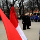 Kossuth szobor megkoszorúzása