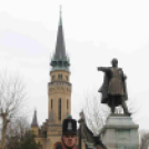 Kossuth szobor megkoszorúzása